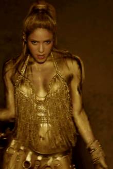 Shakira Is A Gold Goddess