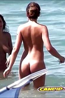 Super Sexy Naked Bodies Ladies Voyeured Hidden Cam at Beach