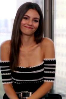 Victoria Justice Shows Some Slight Jiggle