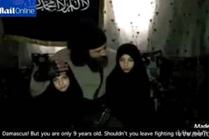 A Syrian Rebel Sends His 2 Daughter 7&9 Years Old As Suicide Bomber To Carry Out Jihad