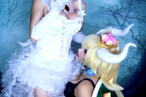 Bowsette Taking Off Boosette/Booettes Pantys By Gunaretta Cosplay And Lysande