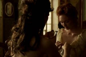 Eleanor Tomlinson Topless In Colette