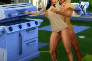 Sims 4 porn gif au barbecues